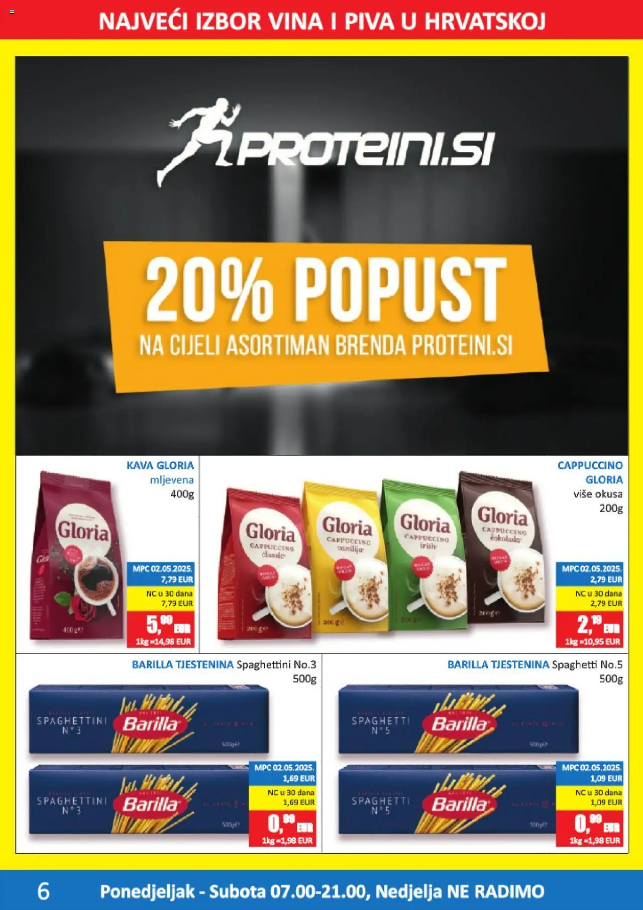 Vrutak katalog | vrijedi od 15.09.2025 | Stranica: 6 | Proizvodi: Kava, Tjestenina, Cappuccino, Barilla
