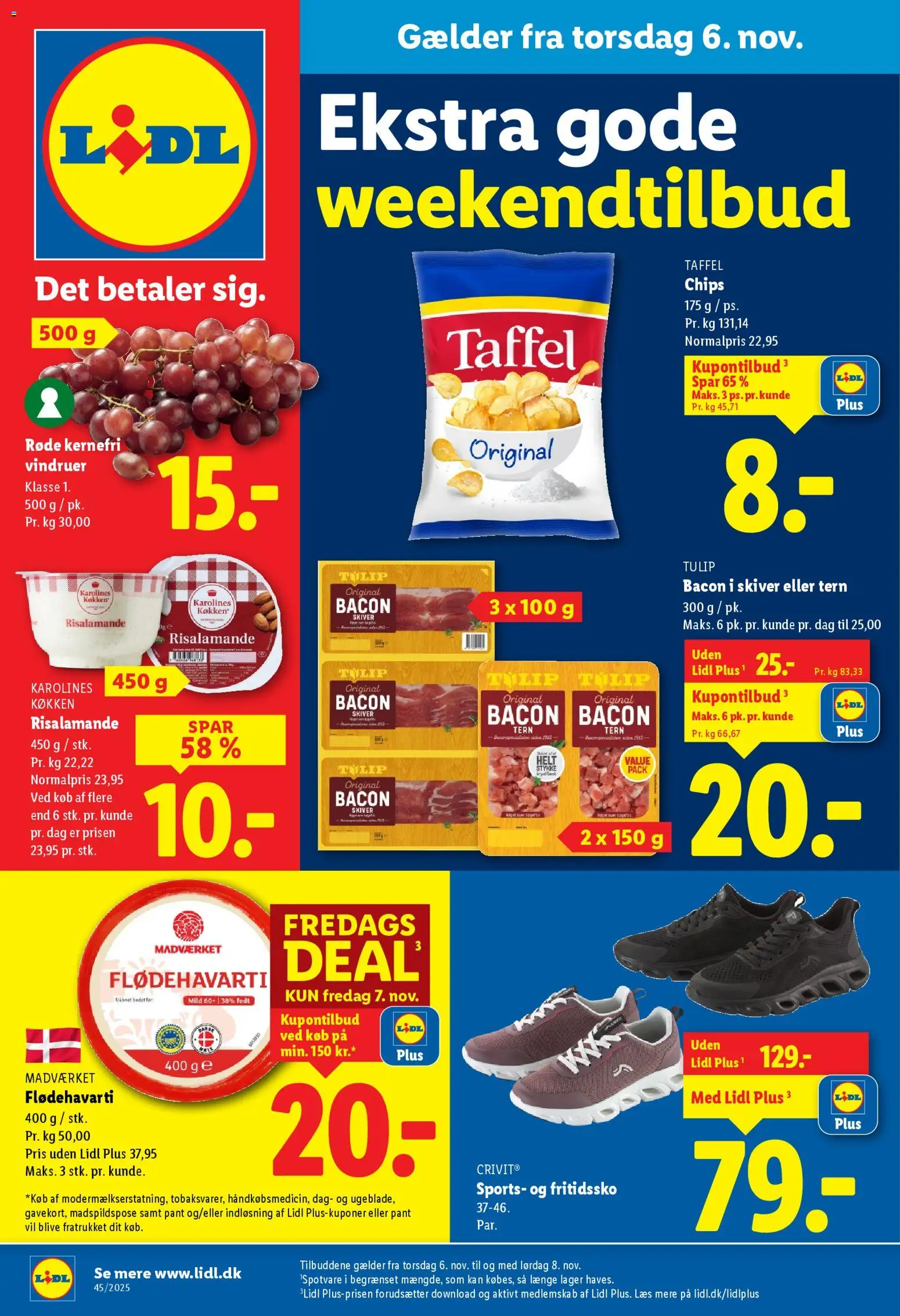 Lidl tilbudsavis – gyldig fra 02.11.2025 | Side: 36 | Produkter: Risalamande, Chips, Bacon, Søm