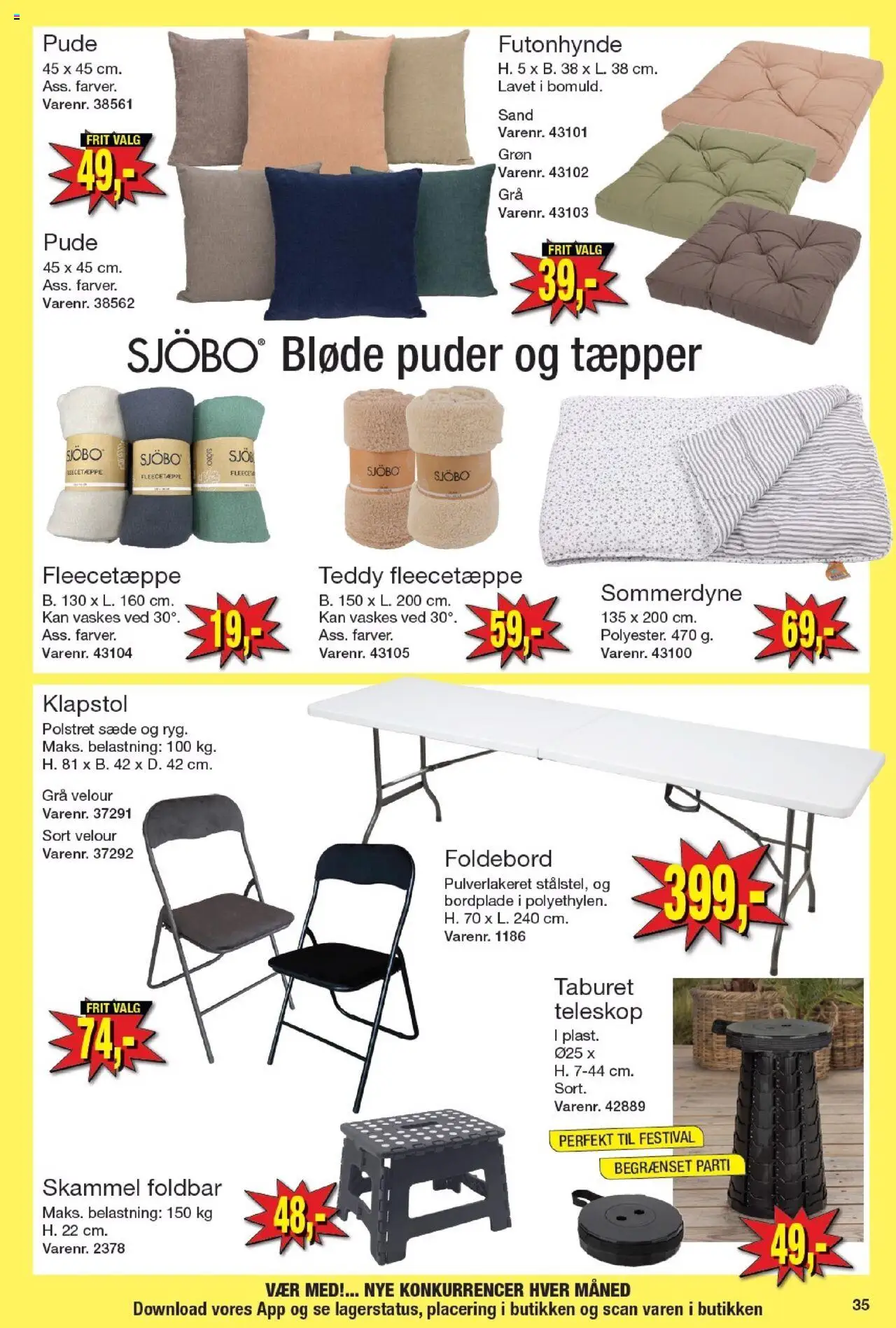 Harald Nyborg Tilbudsavis gyldig fra 07.08.2025 | Side: 39 | Produkter: Skammel, Pude