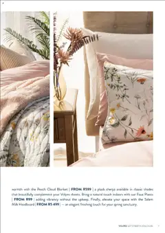 New Volpes catalogue – valid from 01.09.2025 | Page: 7 | Products: Headboard, Blanket, Milk, Peach