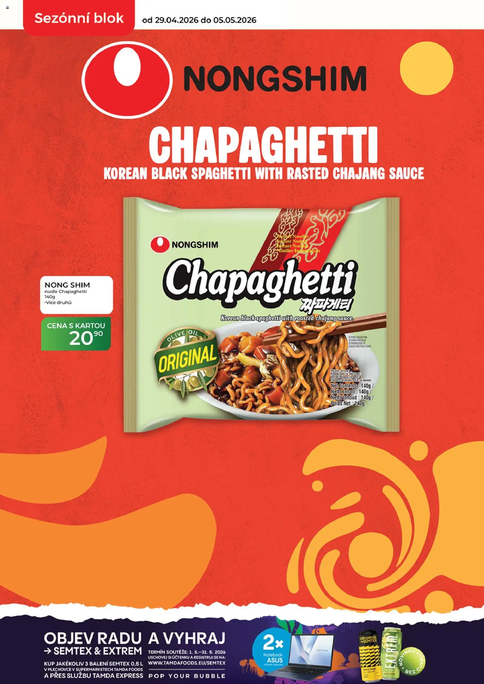 Tamda Foods leták od 29.04.2026 | Strana: 8 | Produkty: Notebook, Blok, Semtex, Nudle