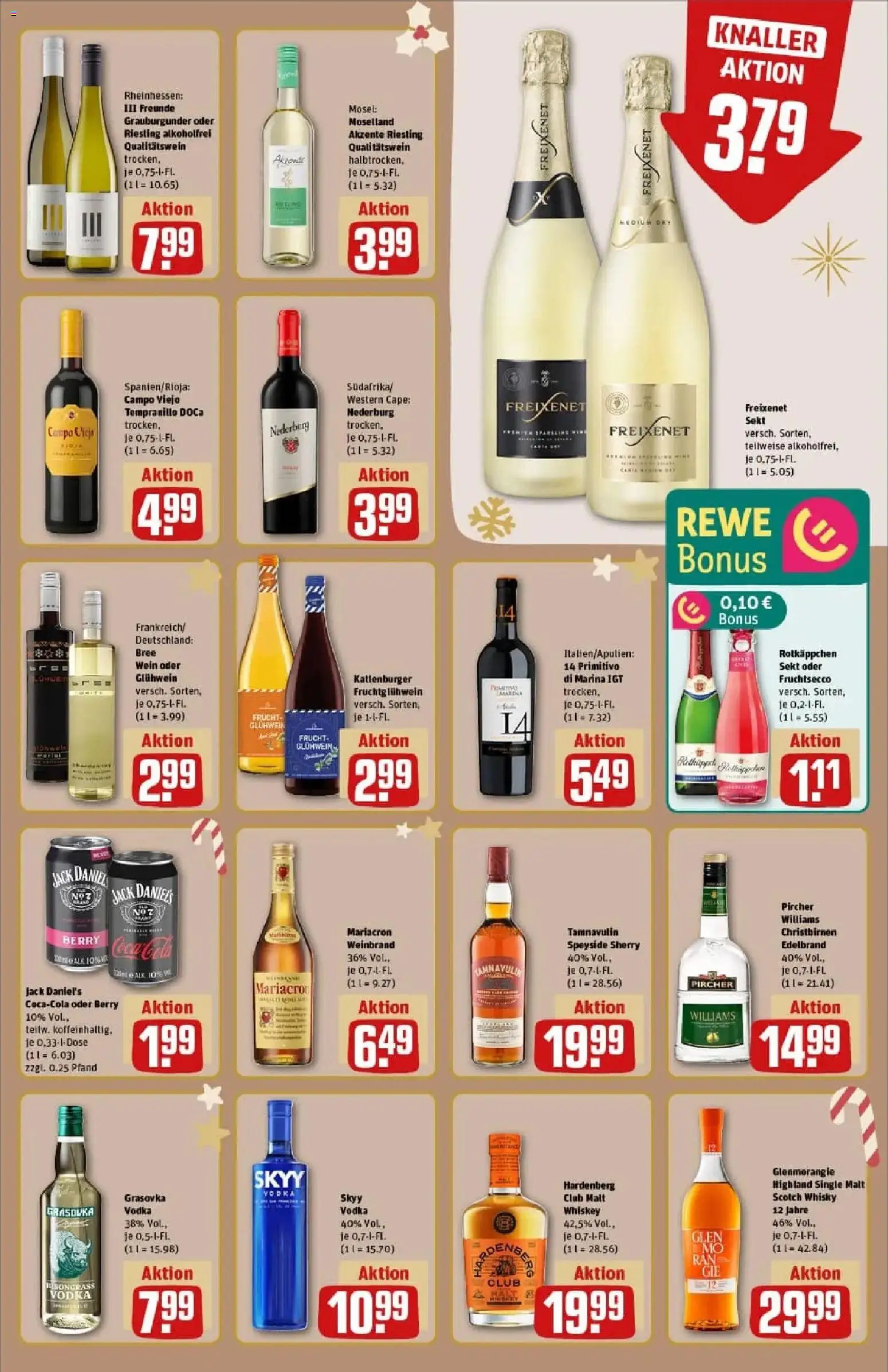 Rewe prospekt Eschweiler	 – gültig ab 23.11.2025 | Seite: 19 | Produkte: Rotkappchen sekt, Fruchtsecco, Wein, Vodka