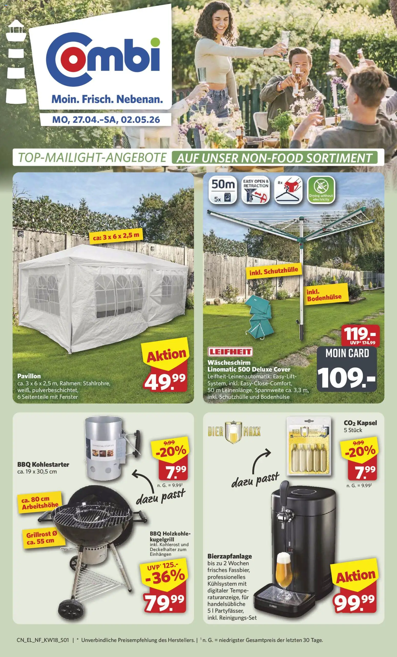 Combi Sonderangebote – gültig ab 27.04.2026 | Seite: 1 | Produkte: Bier