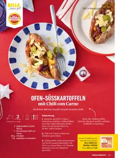 Billa AT - Frisch Gekocht Magazin - amely érvényes a következő dátumtól: 01.12.2025 | Oldal: 43 | Termékek: Chili, Chili con carne, Jalapenos, Cheddar