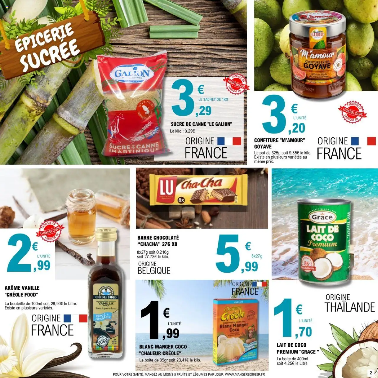  | Page: 2 | Produits: Sucre, Goyave, Poudre, Sucre de canne