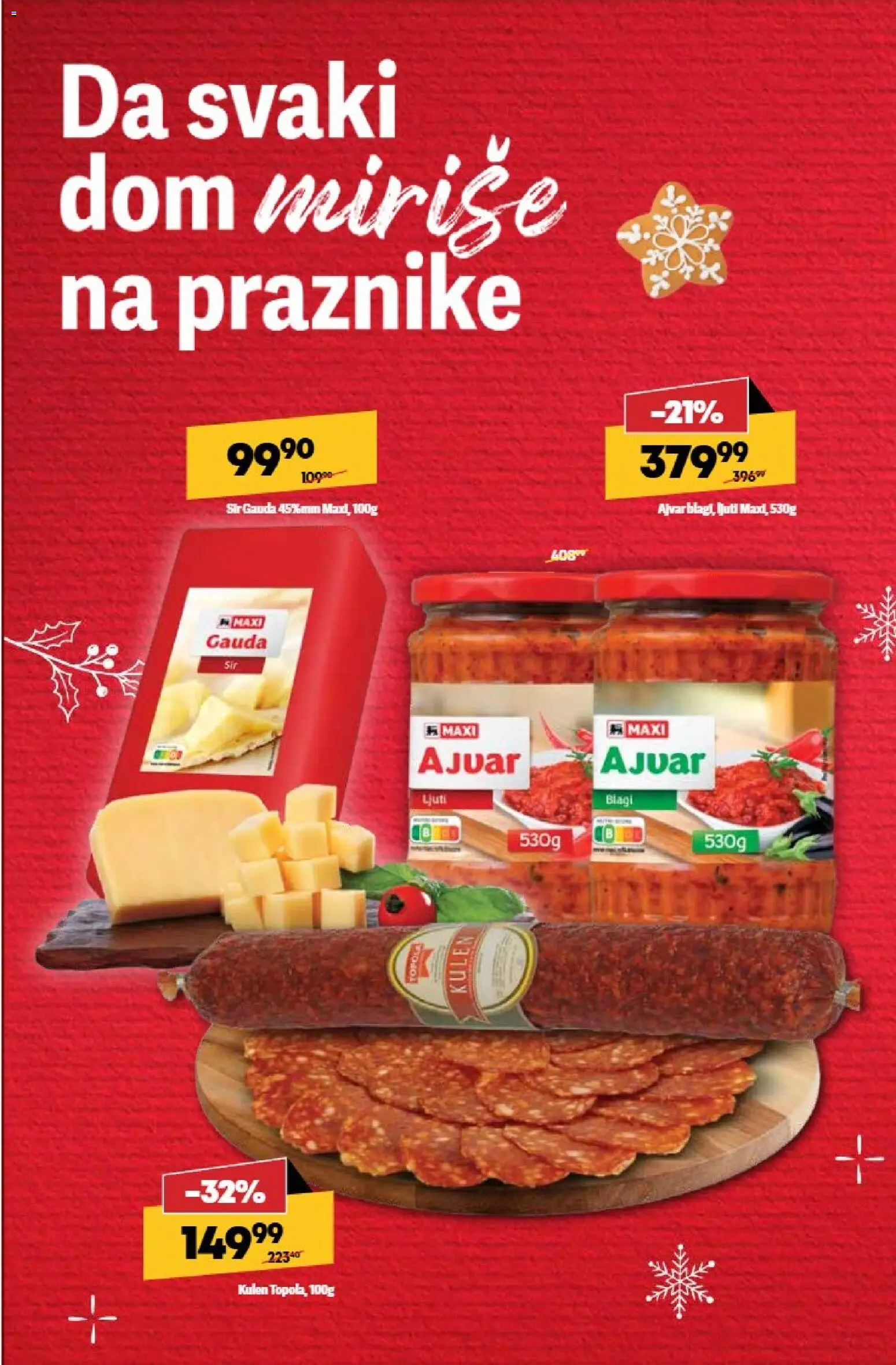 Maxi katalog - važi od 22.12.2025 | Strana: 2 | Proizvode: Ajvar, Kulen, Sir