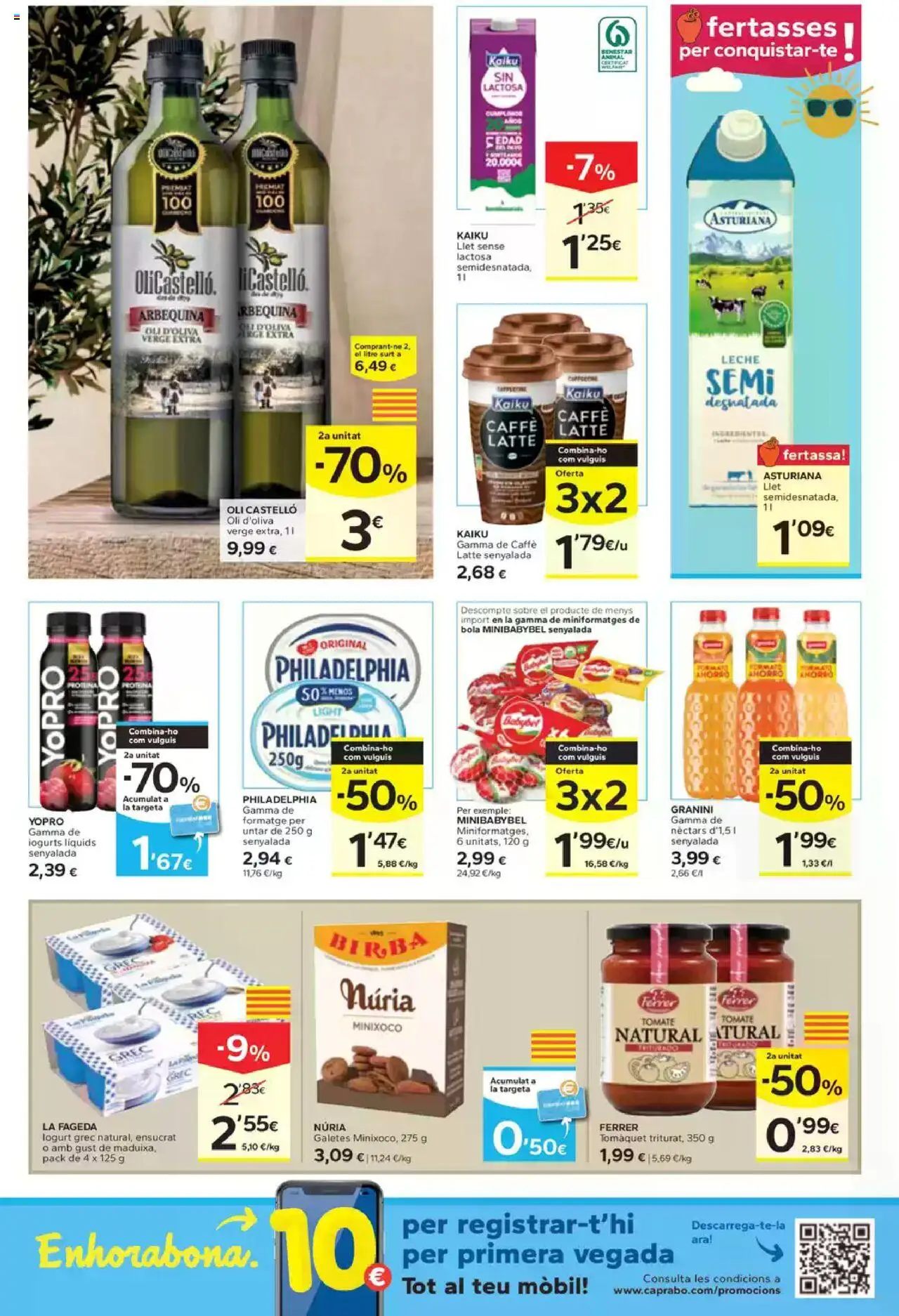 Caprabo folleto │ válido desde el 03.07.2025 | Página: 9 | Productos: Leche, Néctar