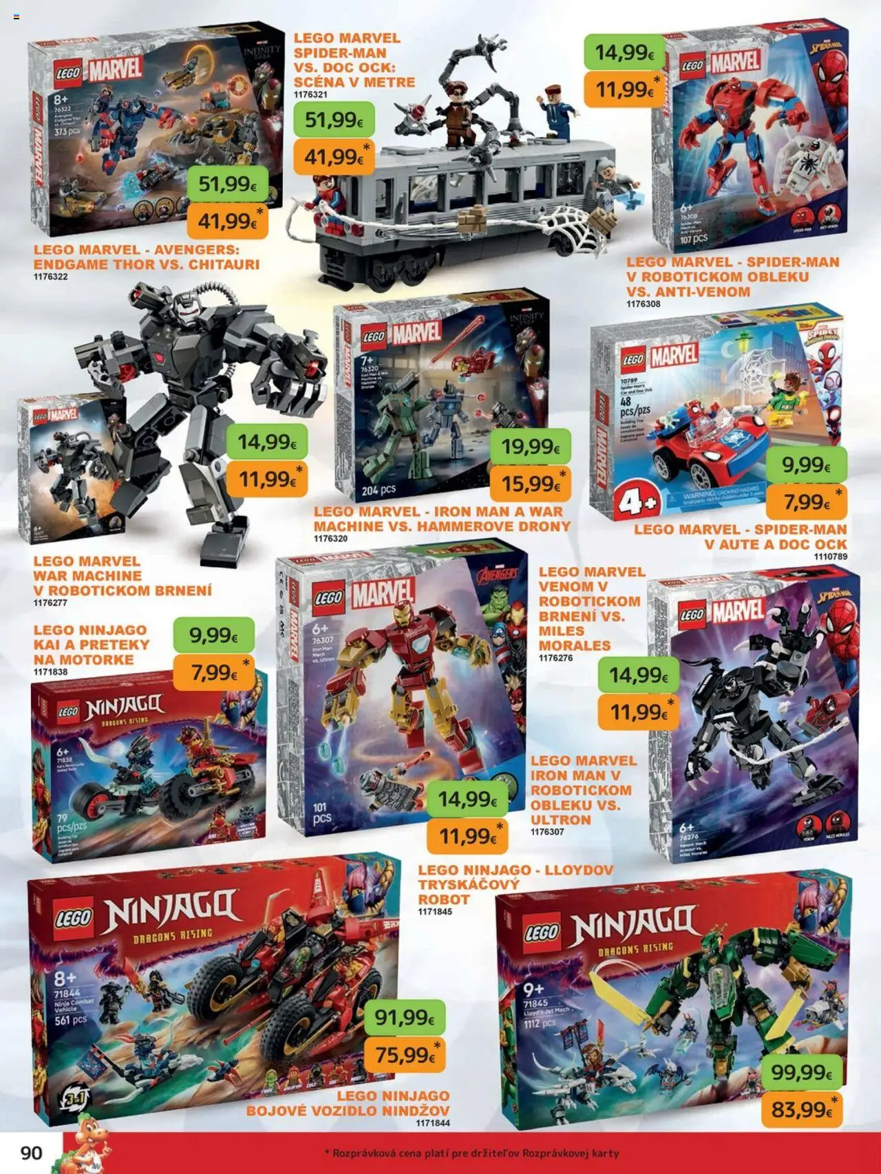 Nové Dráčik akcie – leták je platný od 03.10.2025 | Strana: 90 | Produkty: Robot, LEGO