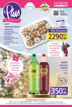 Plus Market Akciós újság - amely érvényes a következő dátumtól: 18.12.2025