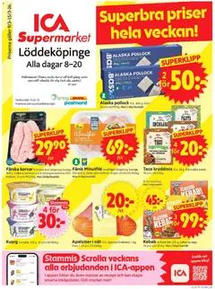 ICA Supermarket - Löddeköpinge - Förhandsvisning av reklamblad från butik ICA Supermarket aktuell från 09.03.2026