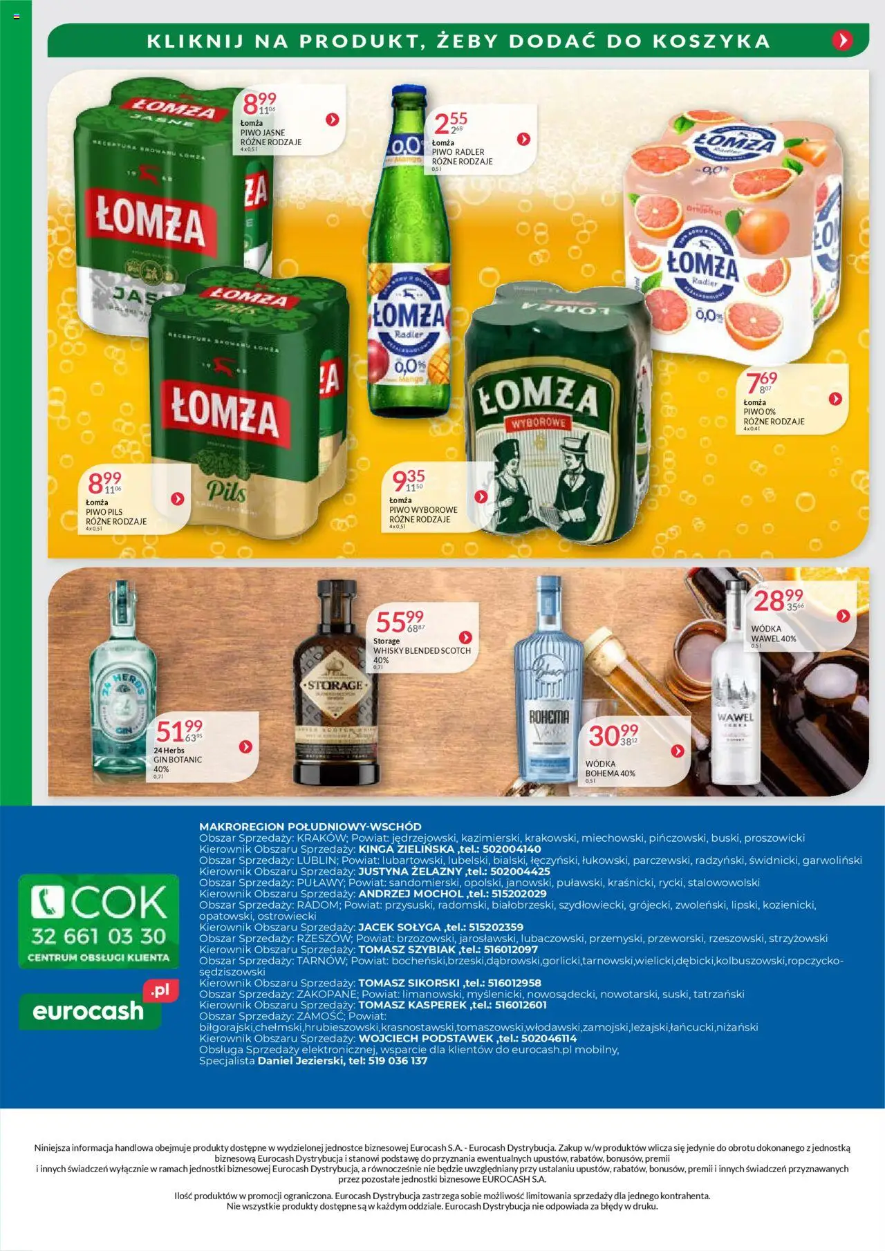 Eurocash Gazetka - Oferta Handlowa MR Południowy Wschód od 09.06.2025 | Strona: 31 | Produkty: Piwo, Gin, Wódka, Whisky