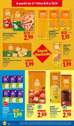 Pré-visualização SNACK DAY Crackers com Azeite e Alecrim sem Glúten, Crackers com Azeite e Alecrim sem Glúten, Emb. 200 g válido de 06.04.2026 | Página: 26