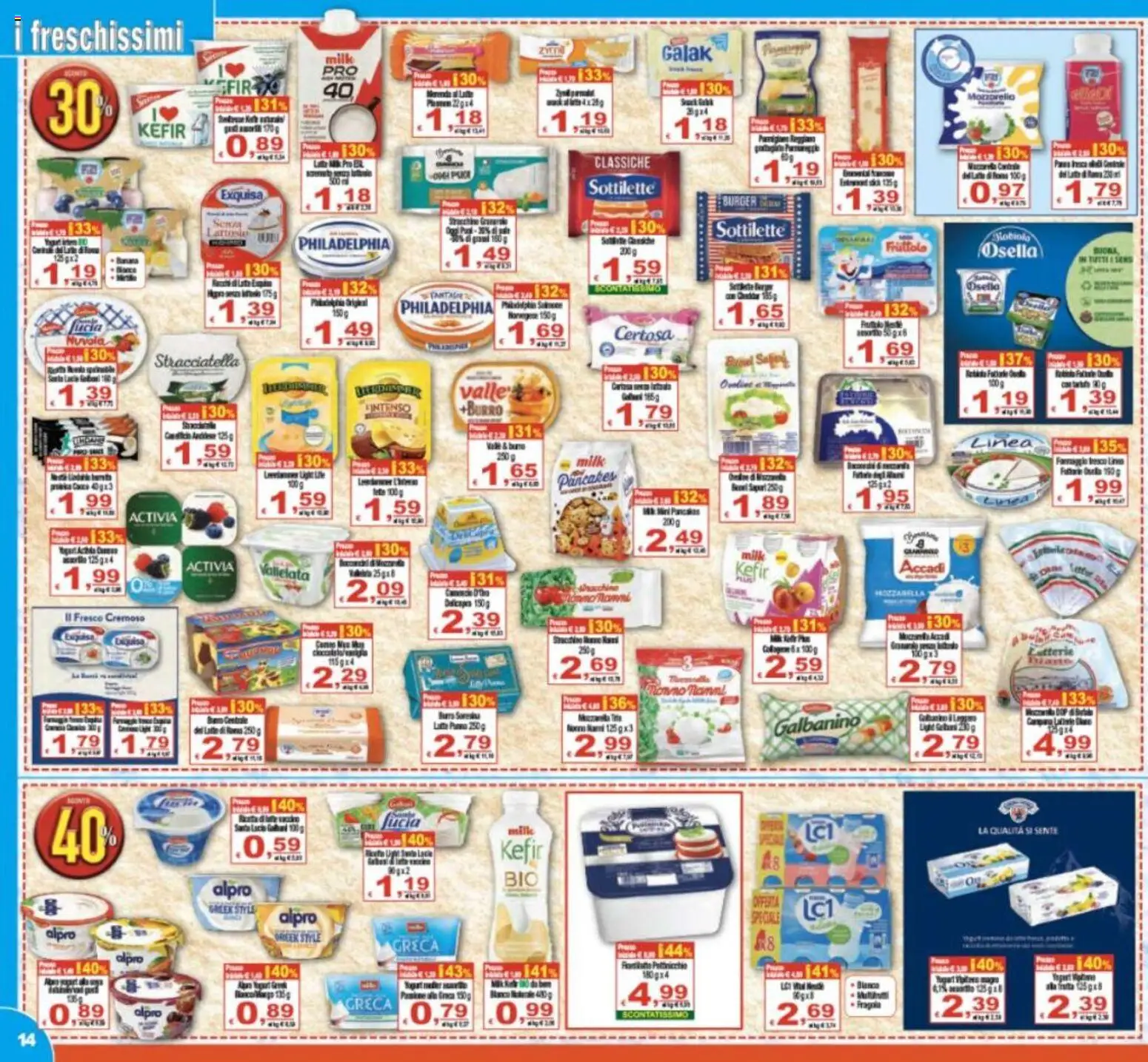 Volantino CTS del 07.11.2025 | Pagina: 14 | Prodotti: Frutta, Latte, Formaggio, Stracciatella