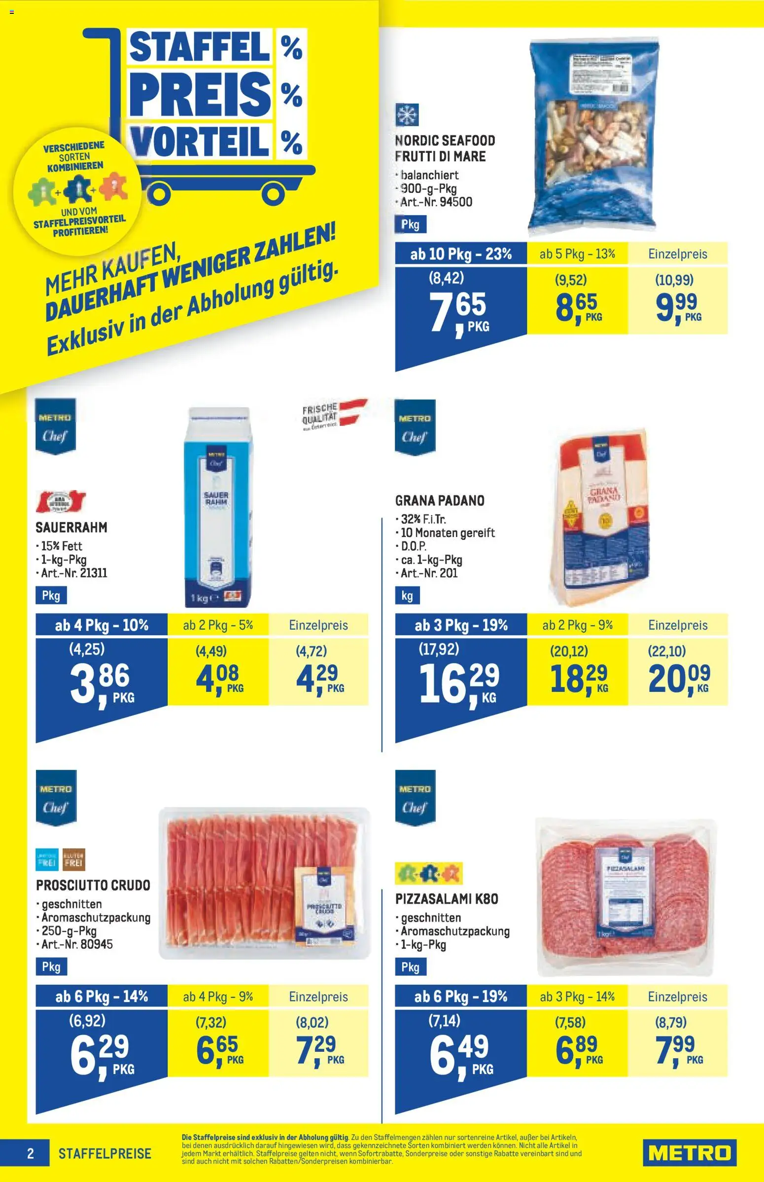 Metro Profi gültig ab 05.02.2026 | Seite: 2 | Produkte: Sauerrahm