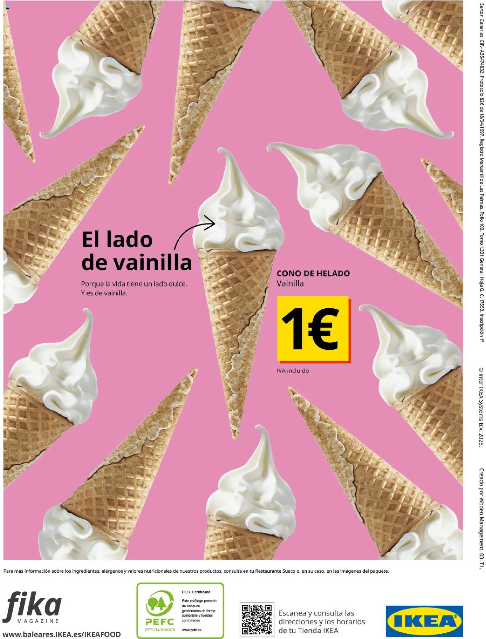 Catálogo IKEA Fika │ válido desde el 01.04.2026 | Página: 24 | Productos: Helado