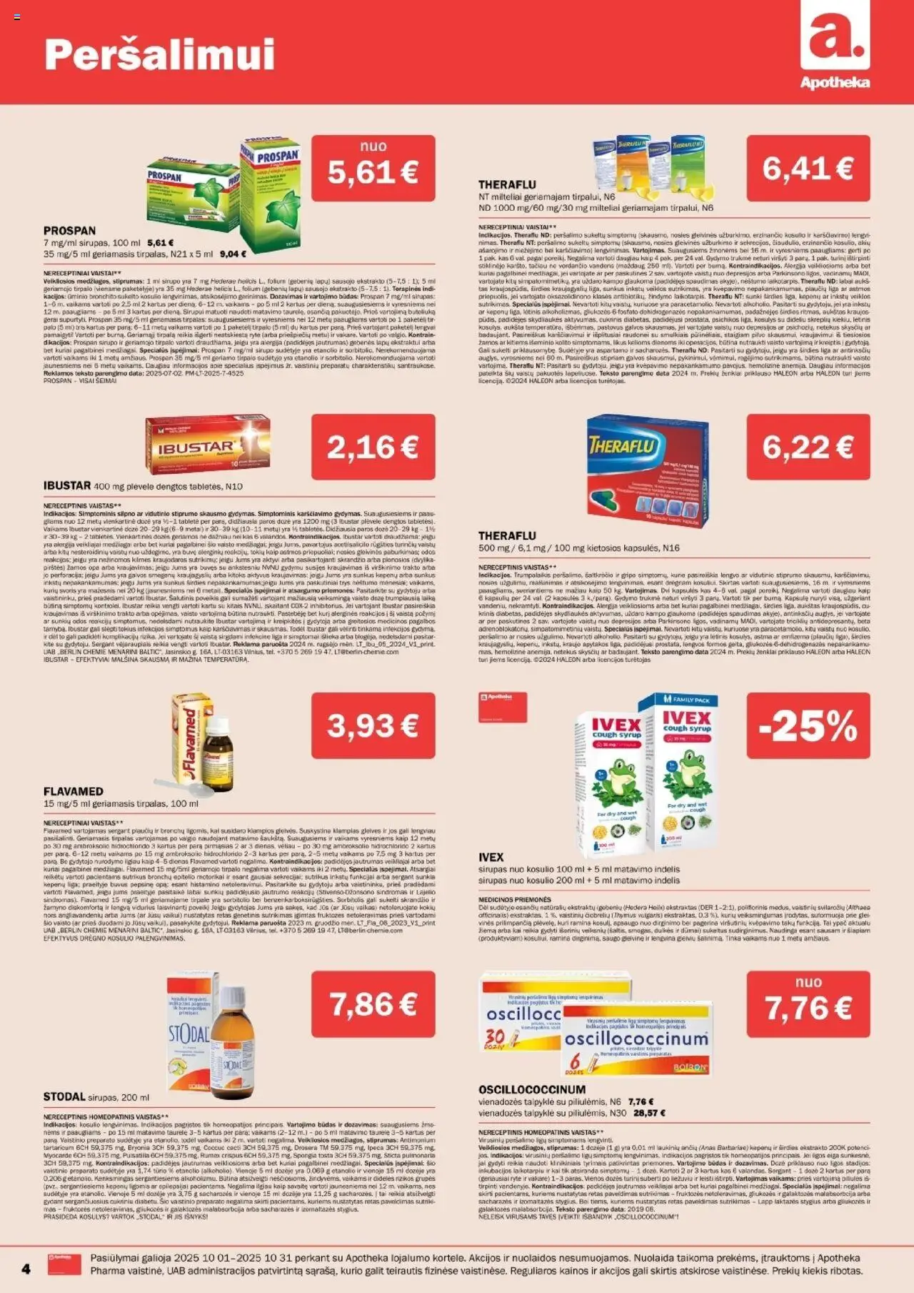 Apotheka akcijos nuo 01.10.2025 | Puslapis: 4