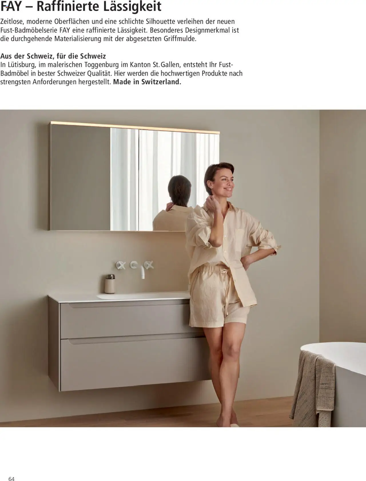 Fust Badezimmermagazin ab 05.05.2025 | Seite: 64