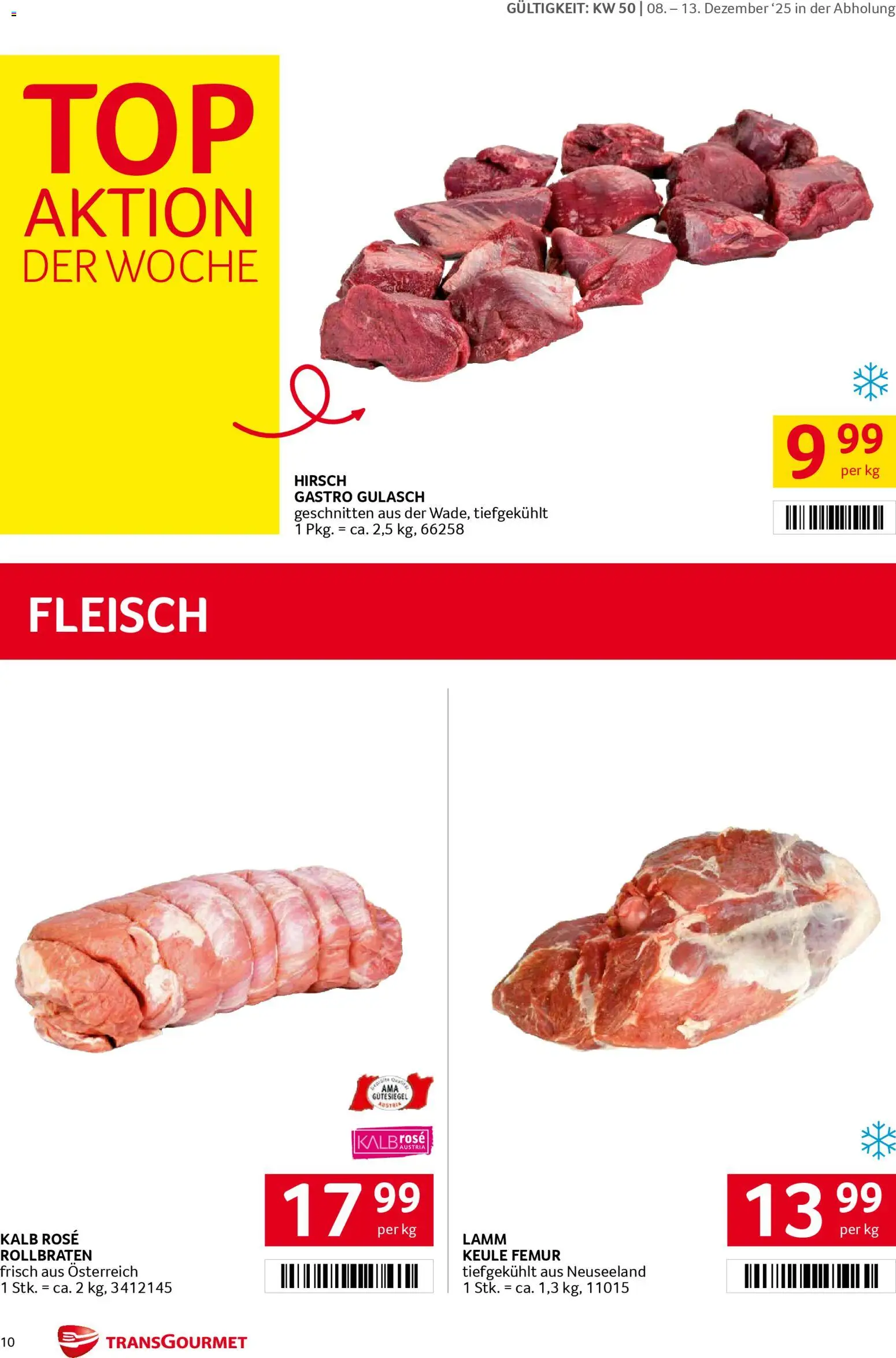 Transgourmet Flugblatt gültig ab 08.12.2025 | Seite: 10