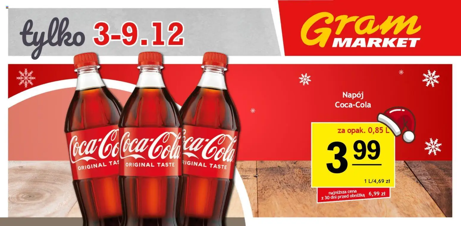 Gram Market Gazetka - Niesłychanie Niskie Ceny od 03.12.2025 | Strona: 1