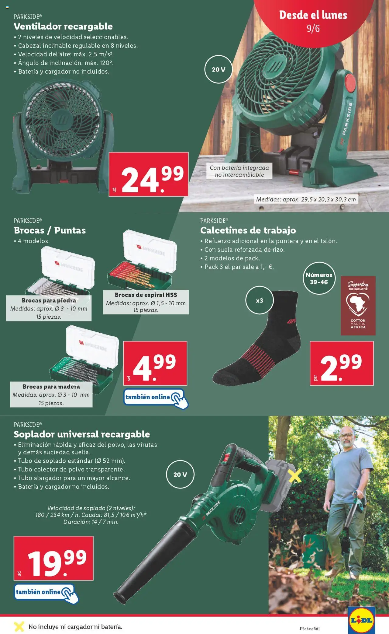 Lidl catálogo MAD │ válido desde el 09.06.2025 | Página: 41 | Productos: Polvo, Ventilador, Batería