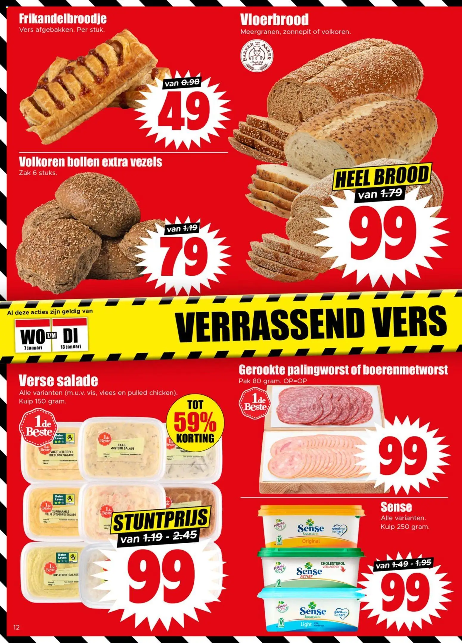 {H1} | Pagina: 8 | Producten: Kaas, Brood, Salade, Zak