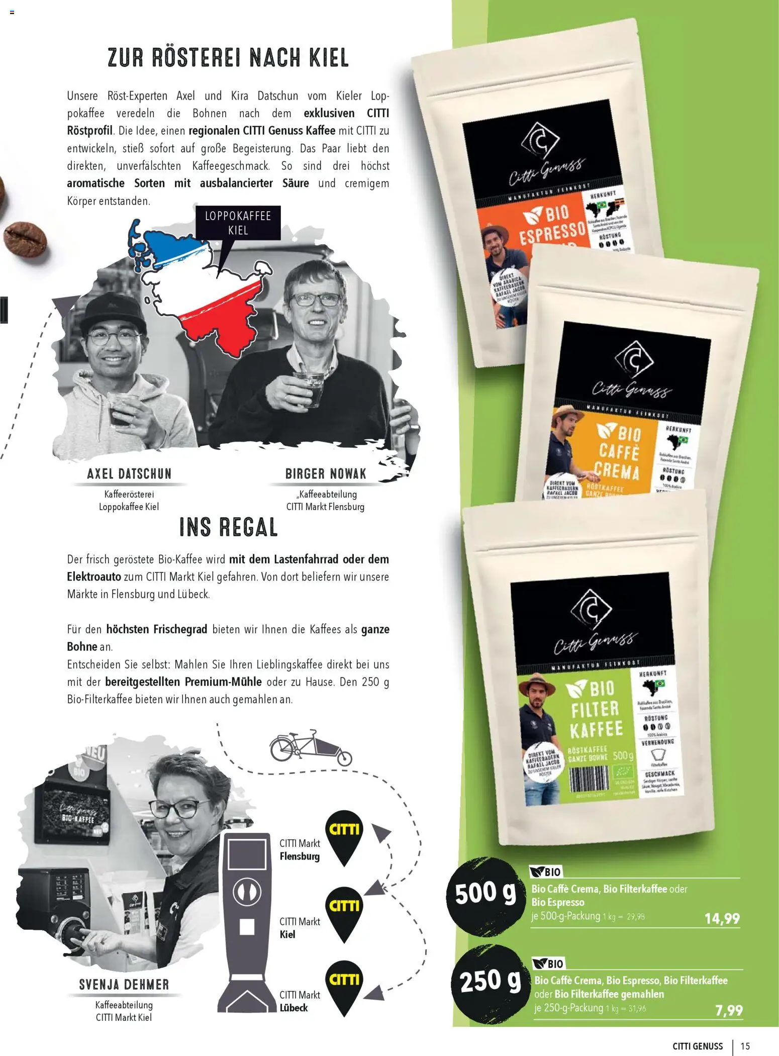 CITTI Markt CITTI Genuss – gültig ab 01.04.2026 | Seite: 15 | Produkte: Kaffee, Regal