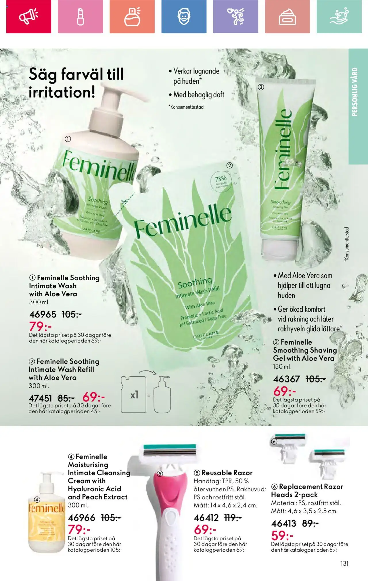 Oriflame reklamblad aktuell från 03.08.2025 | Sida: 131 | Produkter: Doft, Såg