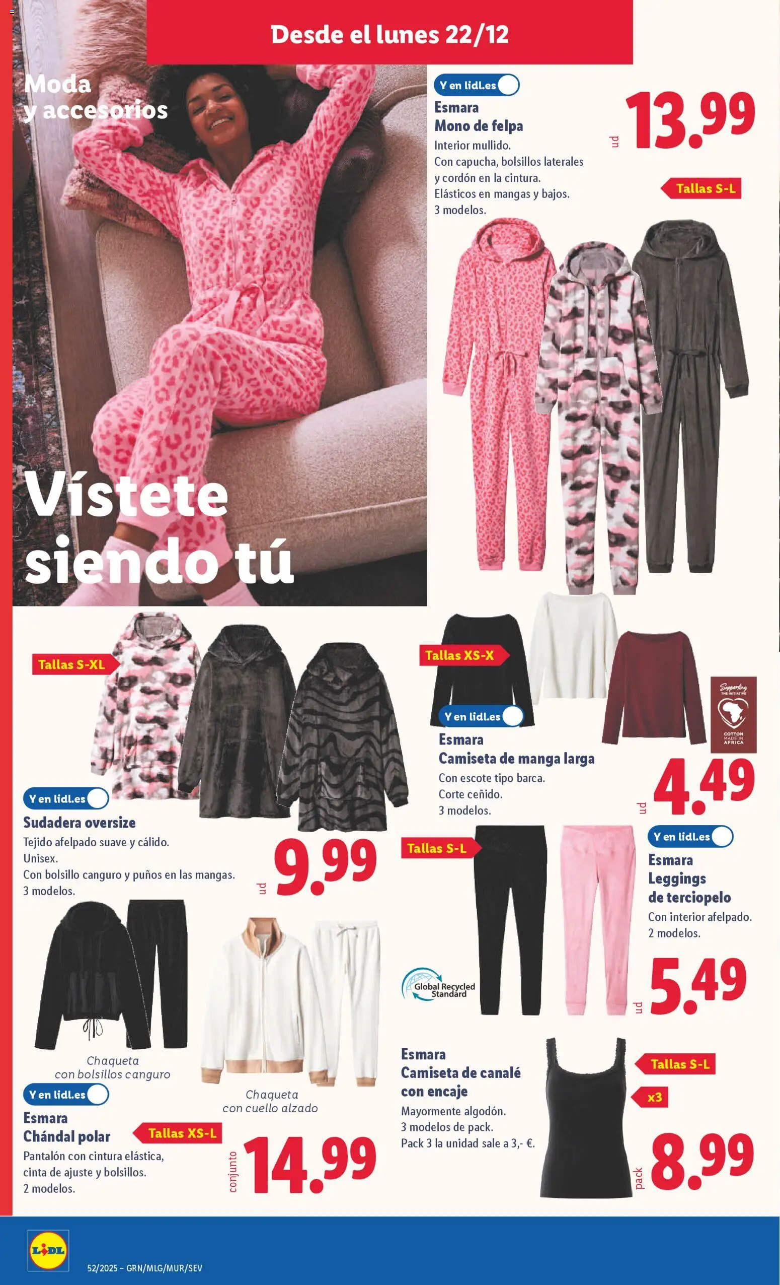 Lidl folleto de bazar │ válido desde el 22.12.2025 | Página: 14 | Productos: Sudadera, Chaqueta