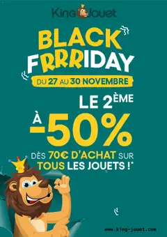 King Jouet - Prévisualisation de King Jouet Black Friday valide à partir de 27.11.2025