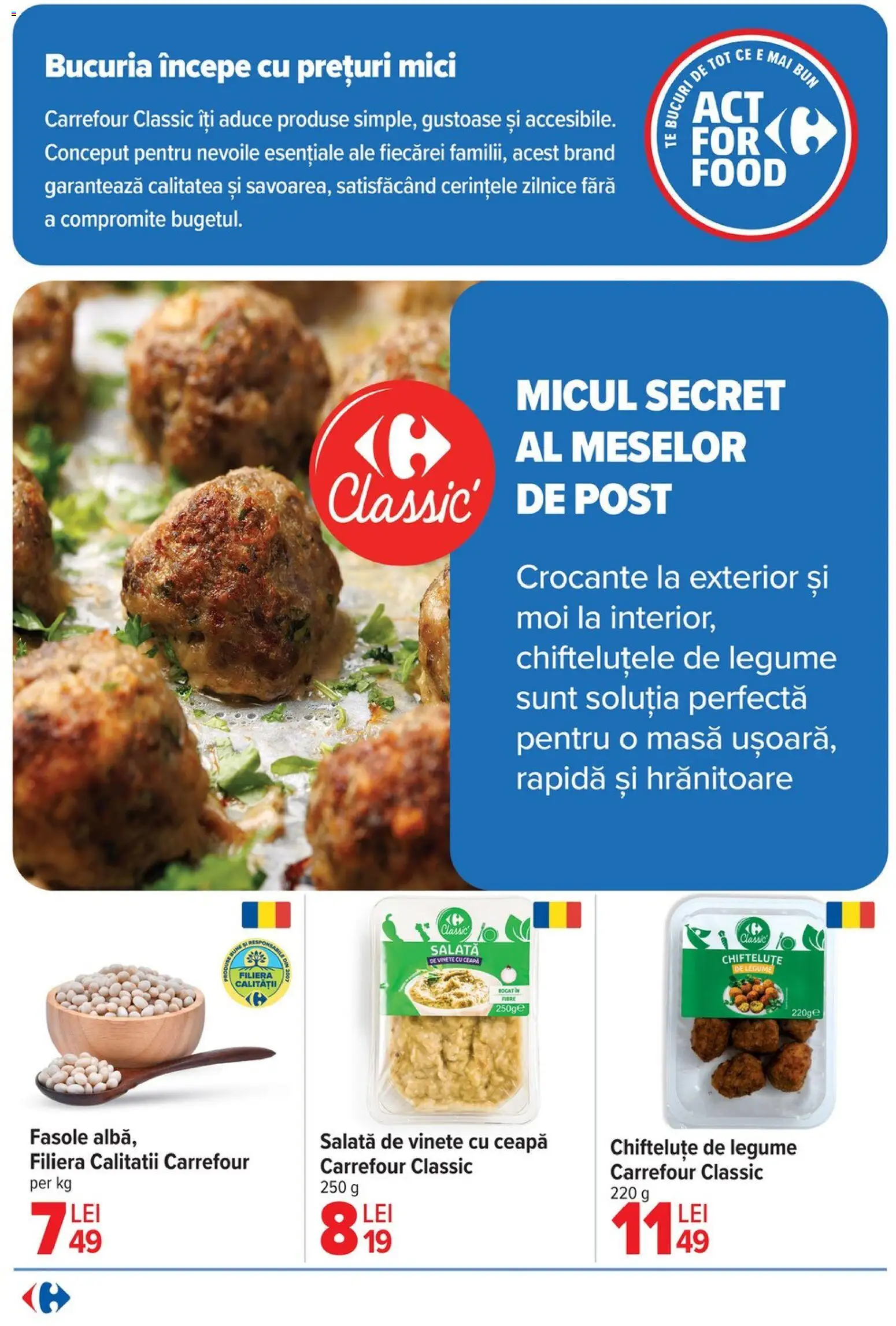Noul catalog Carrefour – valabil de la 12.11.2025 | Pagină: 14 | Produse: Masă, Mici, Salată, Legume