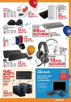 Pré-visualização Staples - Festa das Cadeiras e Mobiliário válido de 06.11.2025 | Página: 15
