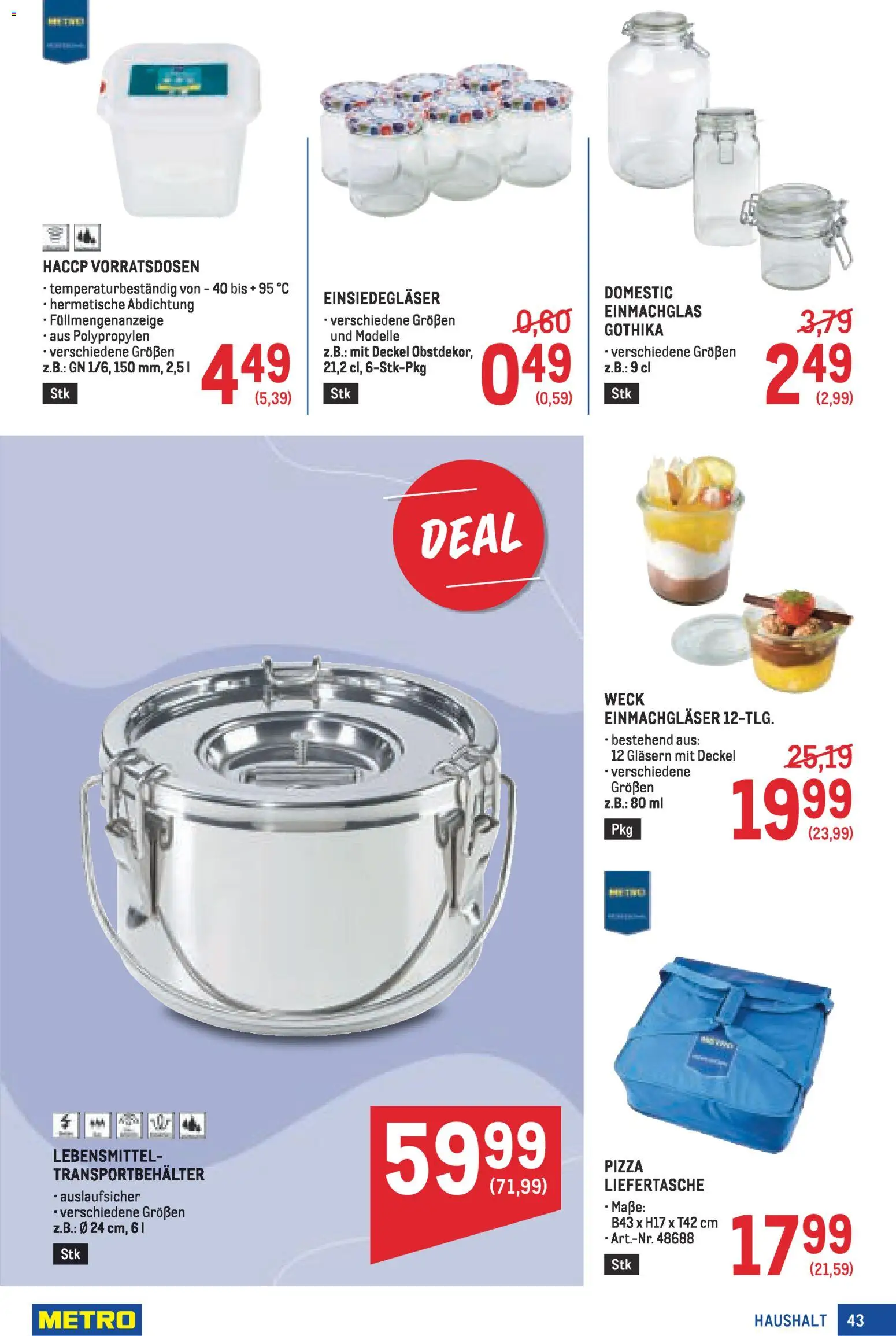 Metro angebote Profi gültig ab 13.11.2025 | Seite: 43 | Produkte: Libacomb, Pizza