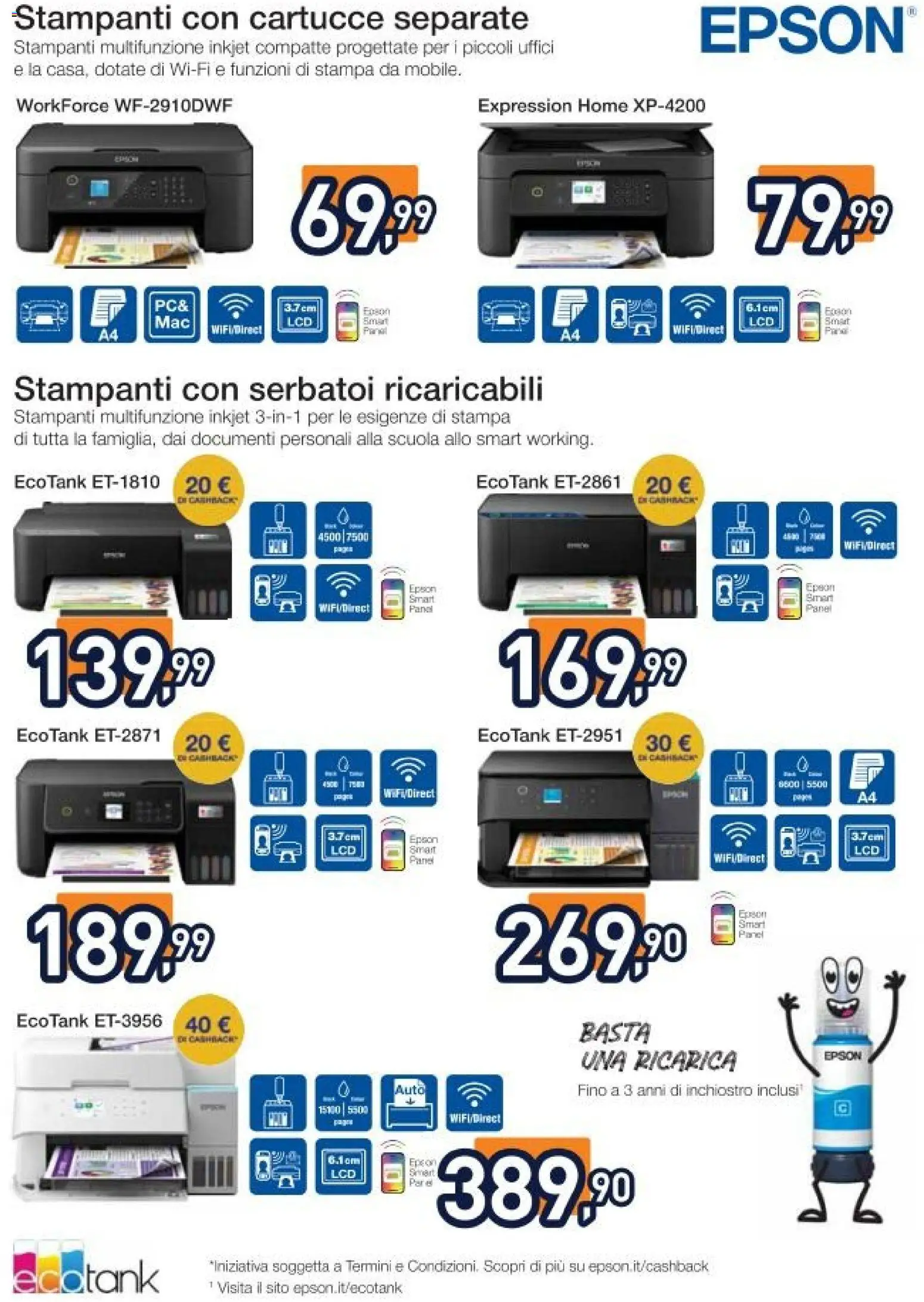 Volantino Unieuro del 17.04.2026 | Pagina: 42 | Prodotti: Pane, Stampa