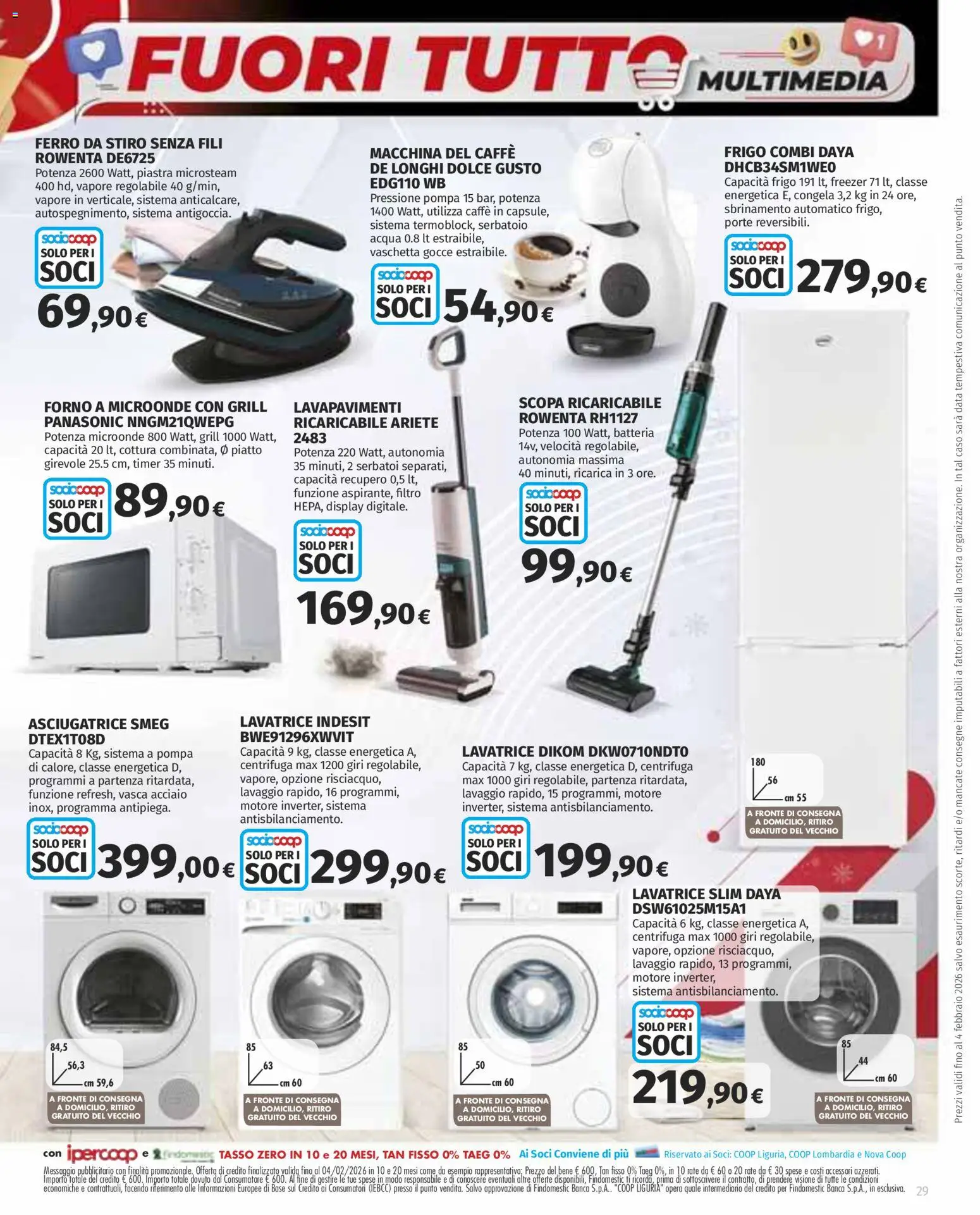 Volantino Ipercoop del 15.01.2026 | Pagina: 29 | Prodotti: Caffè, Freezer, Data, Piatto