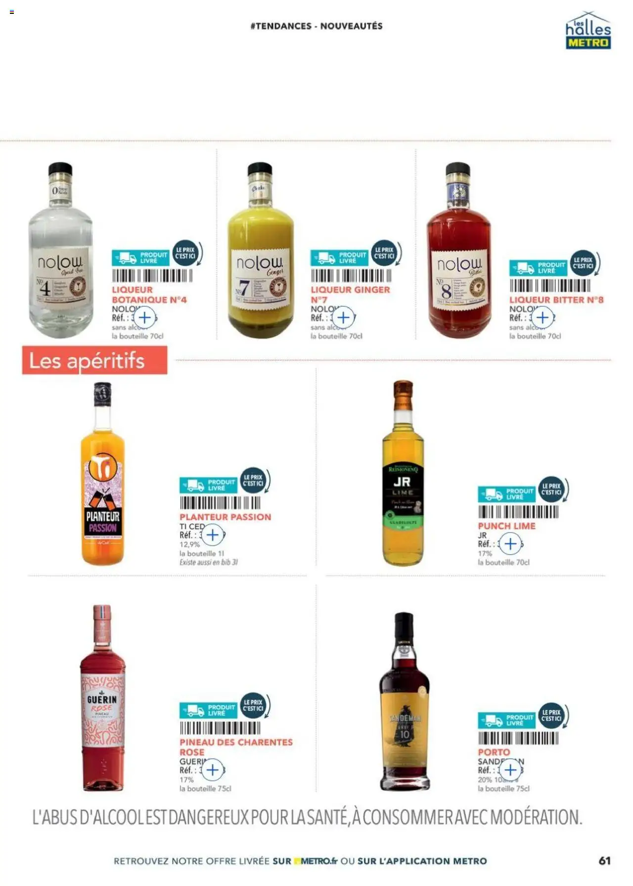 {H1} | Page: 61 | Produits: Liqueur, Livre