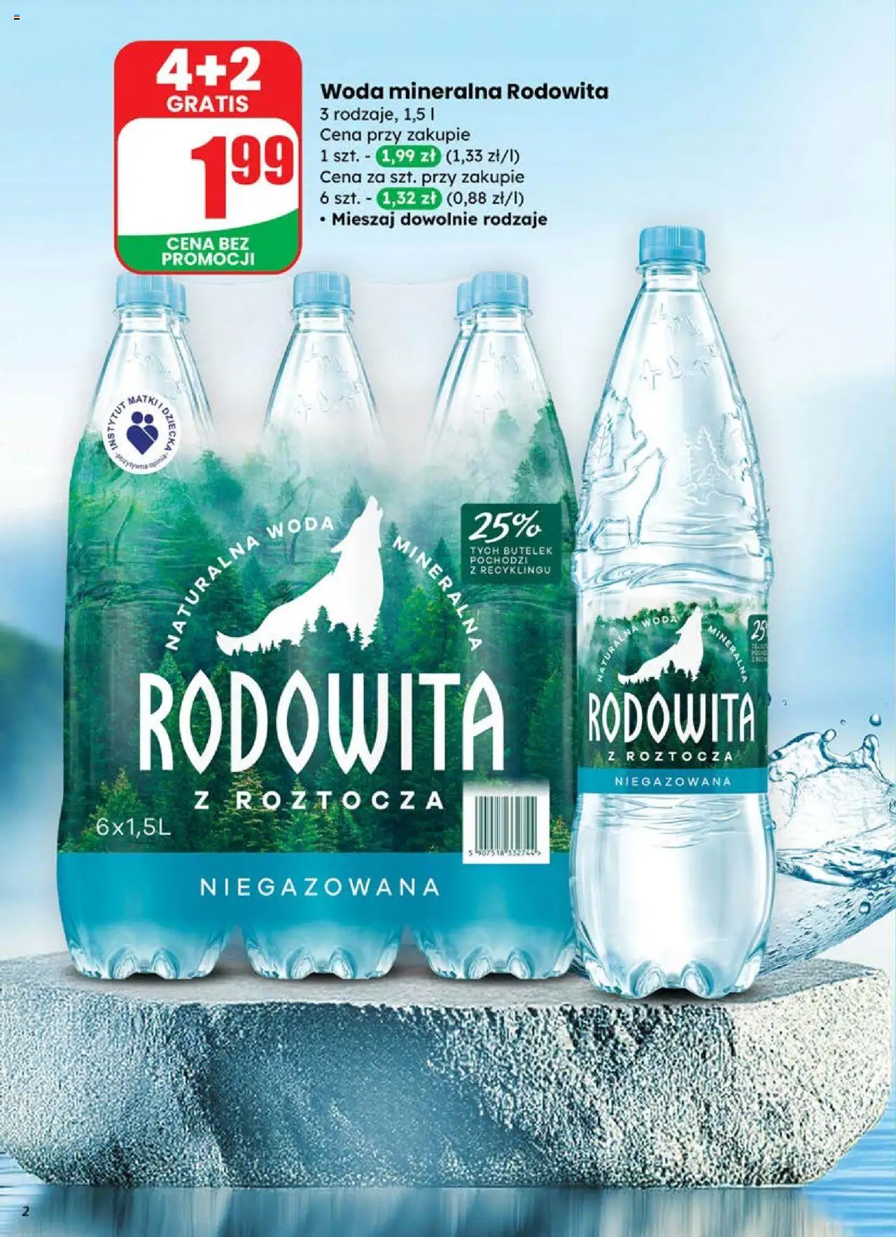 Dino Gazetka od 25.06.2025 | Strona: 2 | Produkty: Woda