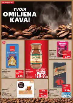 Kaufland HR akciós ujság - amely érvényes a következő dátumtól: 24.09.2025 | Oldal: 2 | Termékek: Dolce Gusto, Nescafé, Cappuccino