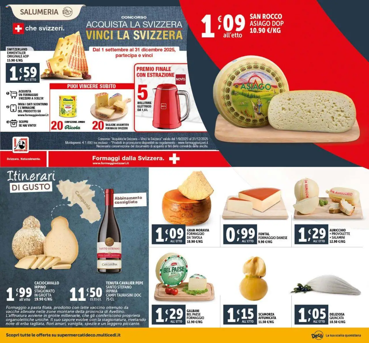 Volantino Decò del 23.09.2025 | Pagina: 2 | Prodotti: Spezie, Latte, Formaggio, Pasta