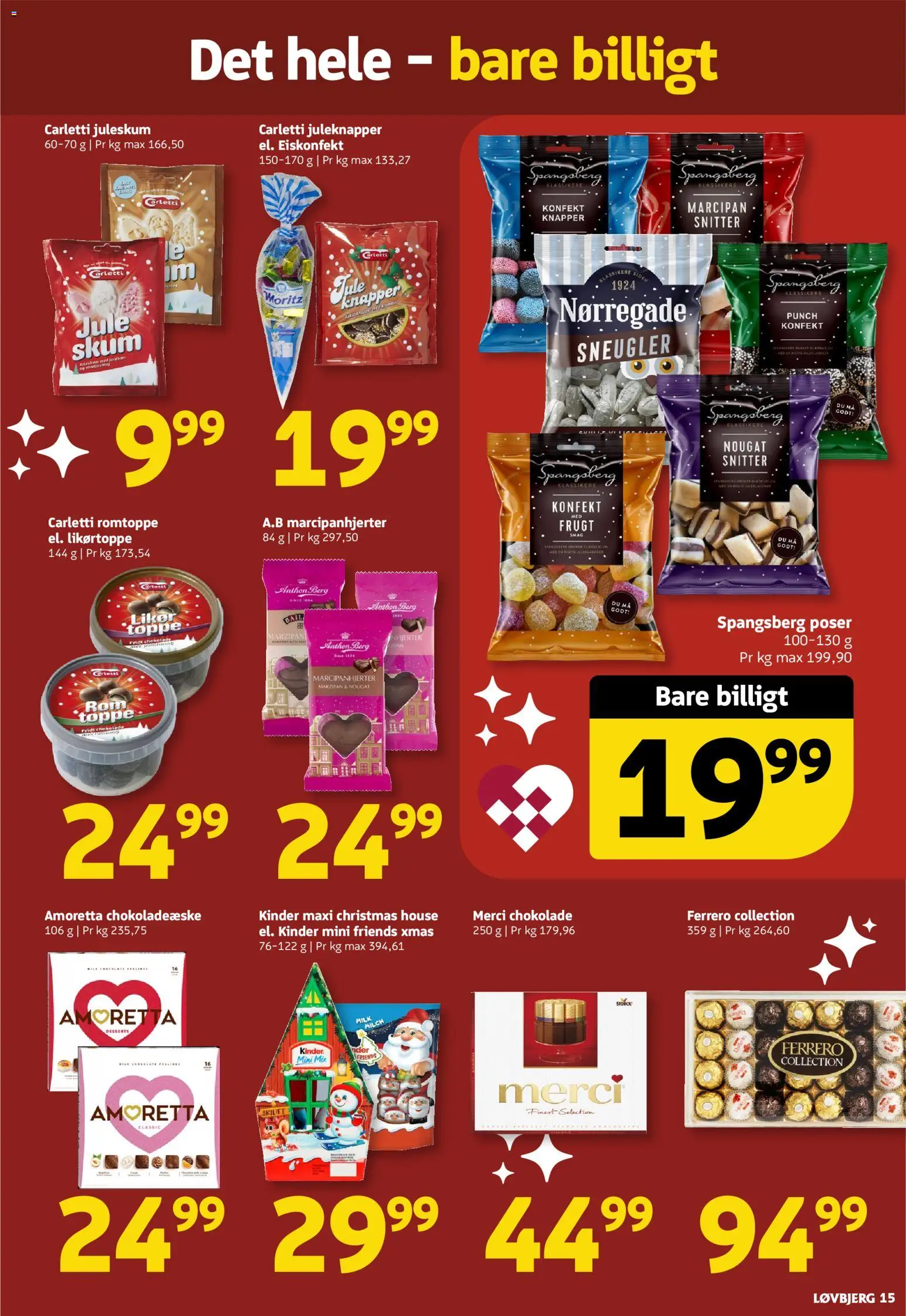 Løvbjerg tilbudsavis – gyldig fra 21.11.2025 | Side: 15 | Produkter: Chokolade, Jordbær, Marcipan, Toppe