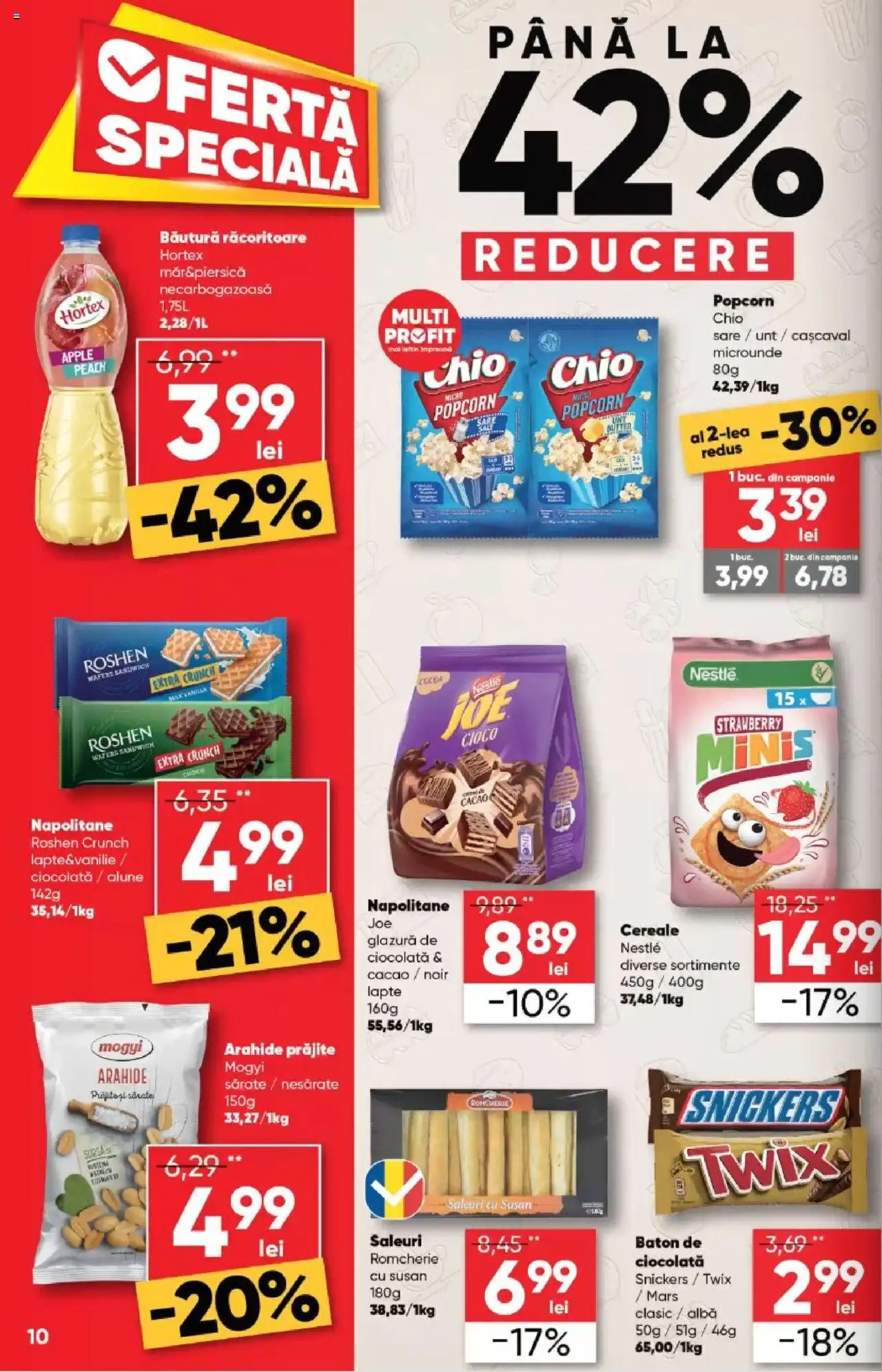 Catalog Profi Super – valabil de la 06.08.2025 | Pagină: 10 | Produse: Arahide, Alune, Apple, Sare