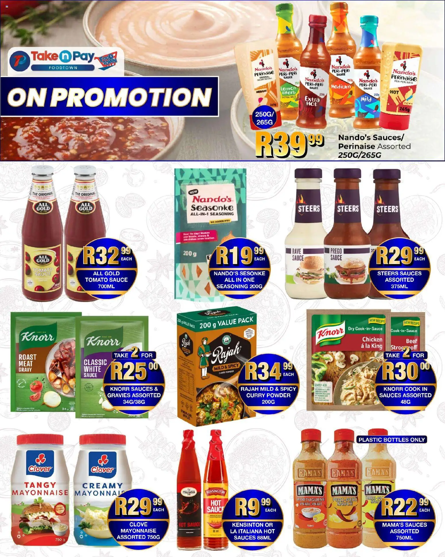 New Take n Pay catalogue – valid from 02.02.2026 | Page: 5 | Products: Gravy, Curry powder, Mayonnaise, Lemon