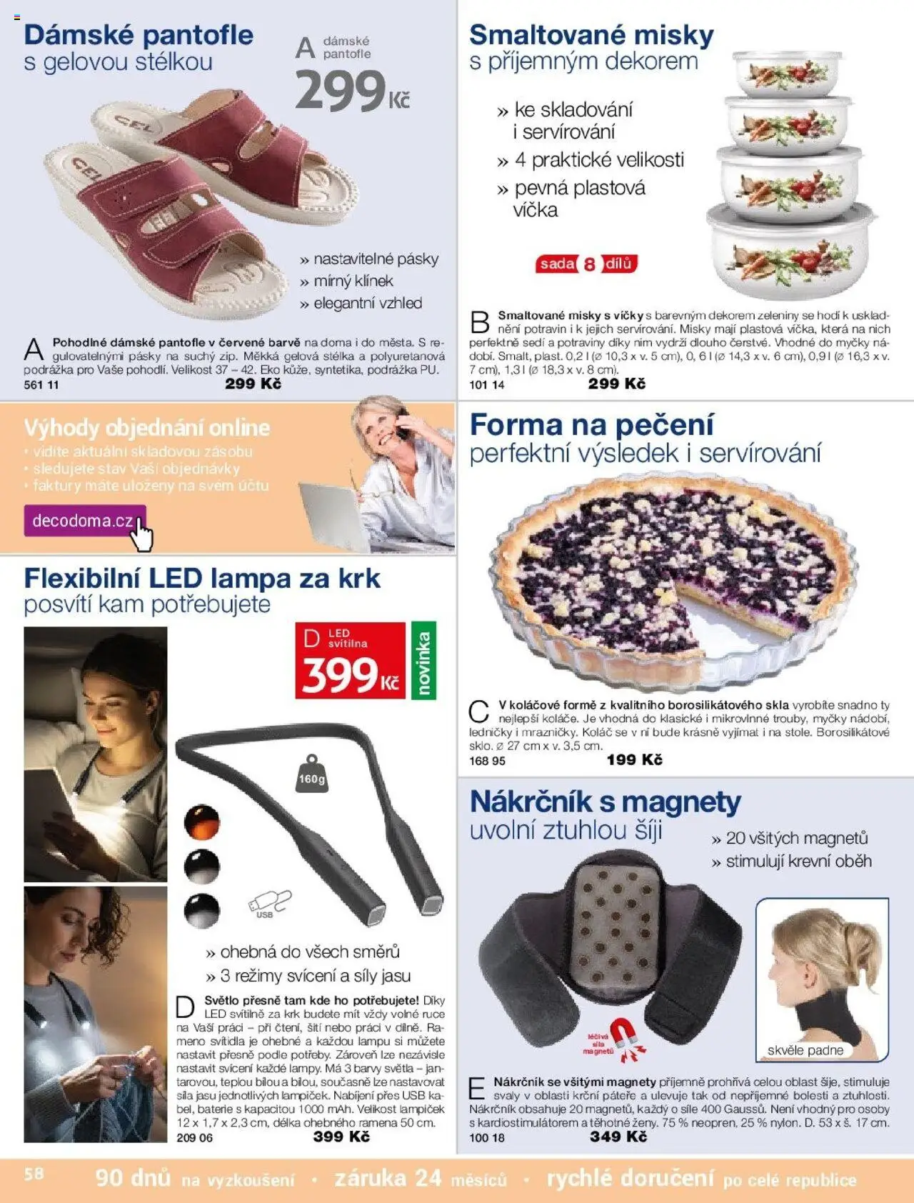 Decodoma katalog Podzim 2025 od 25.08.2025 | Strana: 58 | Produkty: Pantofle, Forma, Potraviny, Lampa