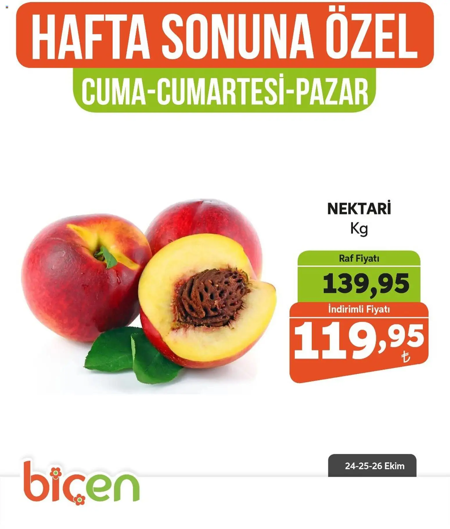 Biçen Market Hafta Sonuna Özel - 24.10.2025 tarihinden itibaren geçerlidir | Sayfa: 24 | Ürünler: Raf