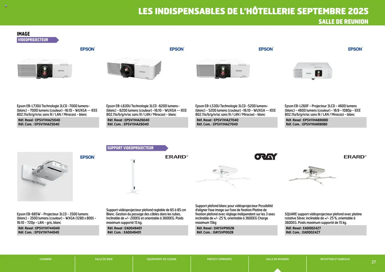 {H1} | Page: 37 | Produits: Poids, Projecteur