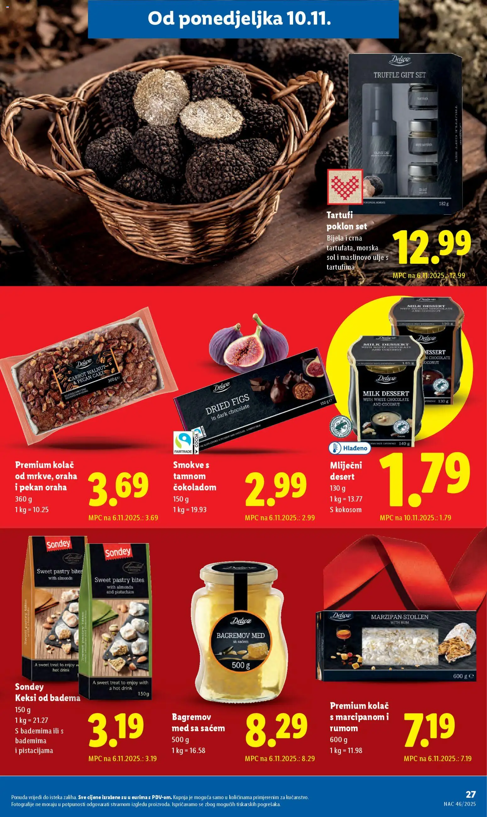 Lidl katalog | vrijedi od 10.11.2025 | Stranica: 27 | Proizvodi: Med, Ulje, Maslinovo ulje, Sol