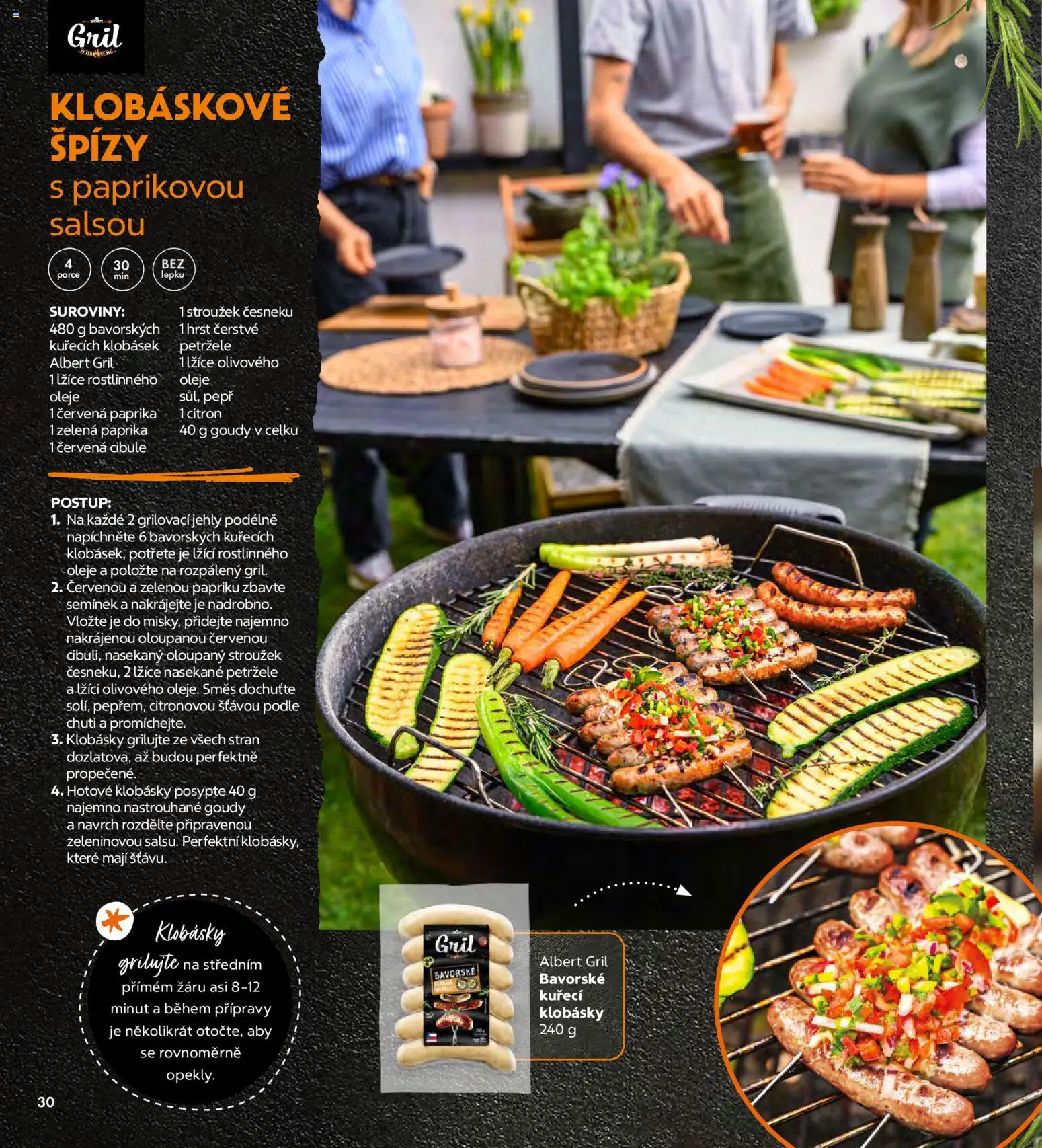 Albert magazín od 01.04.2026 | Strana: 30 | Produkty: Lžíce, Paprika, Citron, Klobásky
