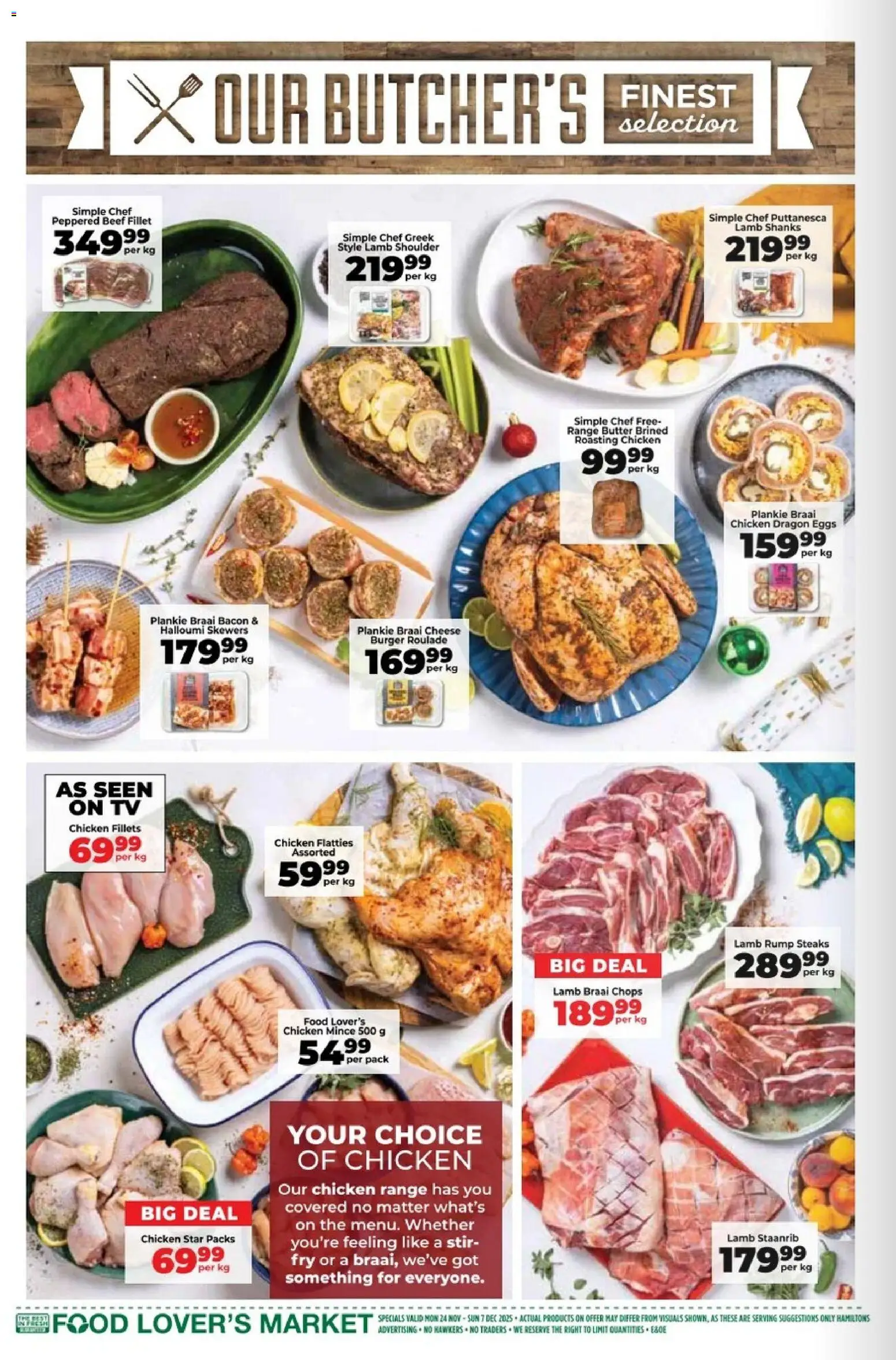 New Food Lover's Market catalogue – valid from 24.11.2025 | Page: 10 | Products: TV, Cheese, Beef, Bacon
