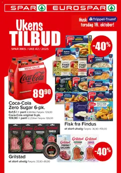 Forhåndsvisning av Spar kundeavis gyldig fra 13.10.2025