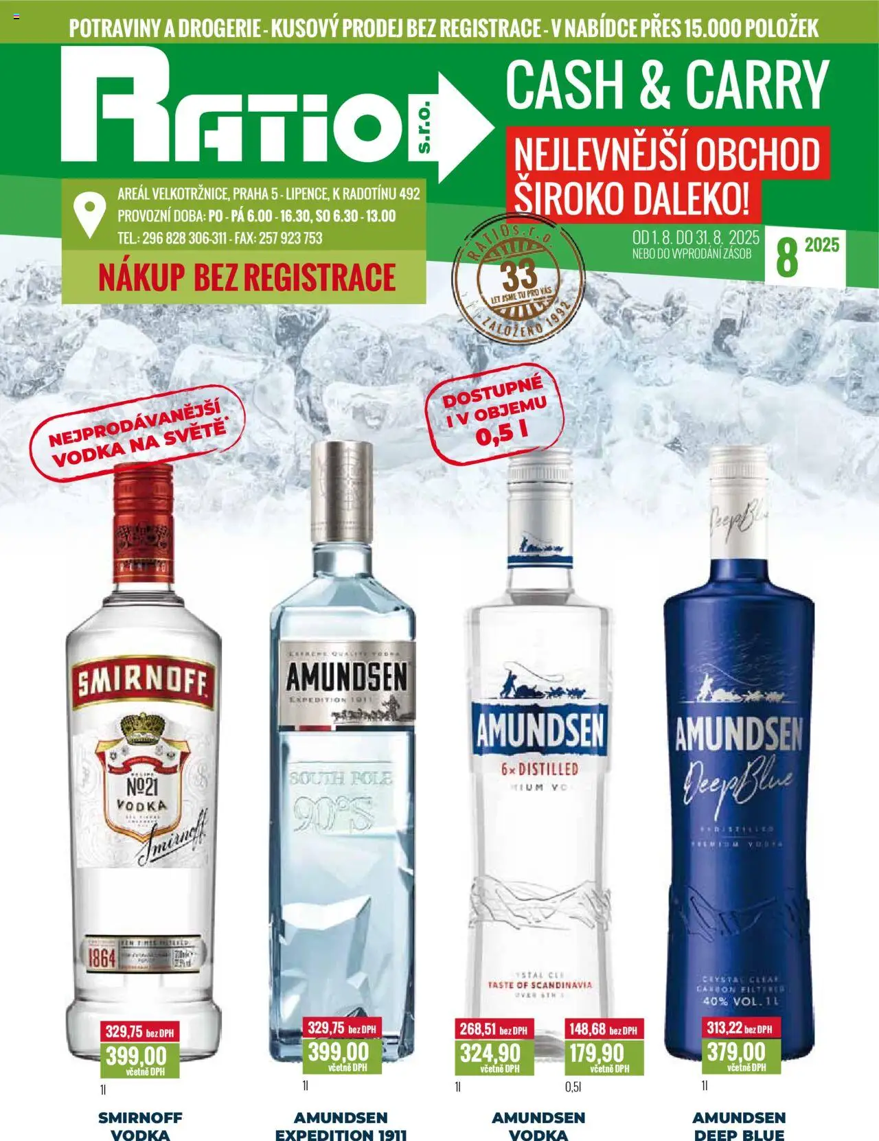 Ratio leták od 01.08.2025 | Strana: 80 | Produkty: Vodka, Potraviny, Drogerie
