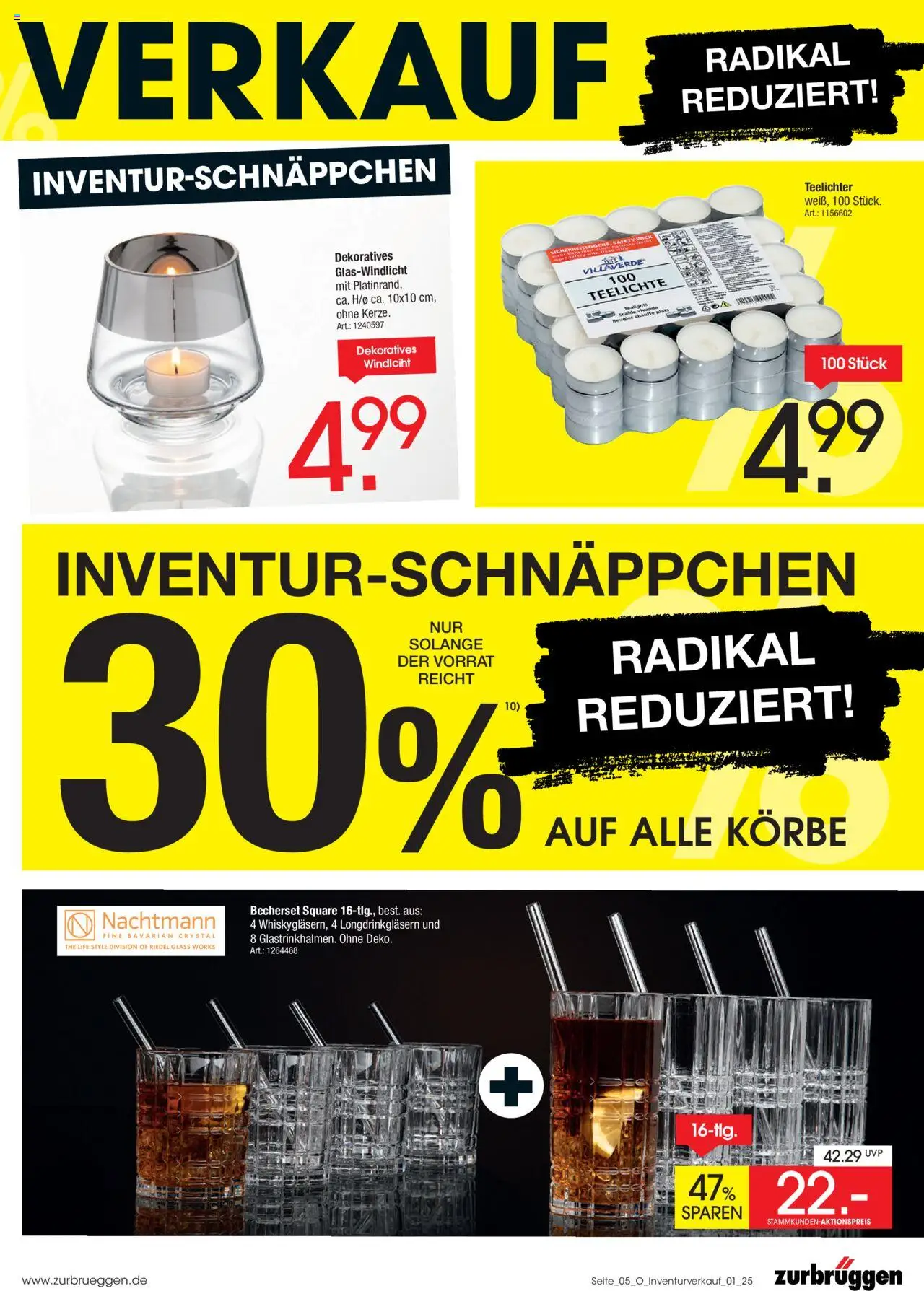 Zurbrüggen Inventurverkauf - gültig ab dem 04.08.2025 | Seite: 5